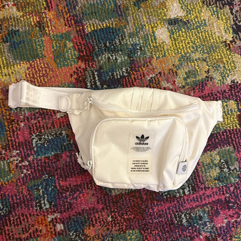 Adidas White Fanny Pack